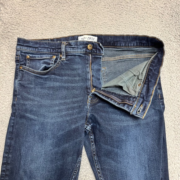Jos A Bank 1905 Jeans Mens 36x30 Blue Tailored Fit Dark Wash Denim Casual - Picture 1 of 10
